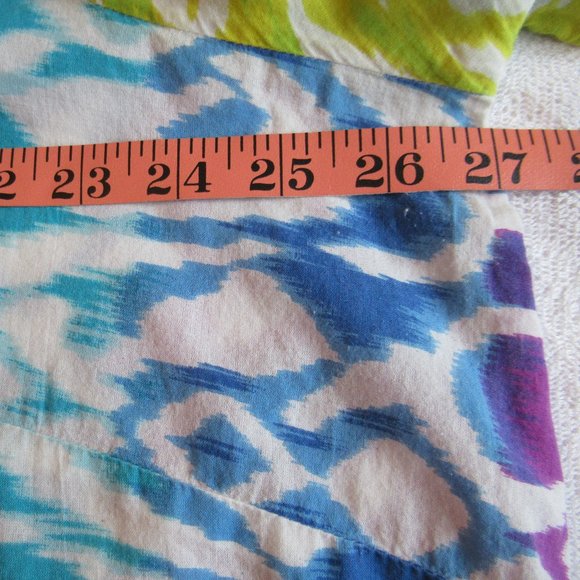 Ulla Popken Multi Coloured V Neck Tunic size 16/18 - Picture 5 of 9